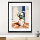 Tulips In a Vase by Avanesova Elena on GIANT ART - flowers and plants modern art