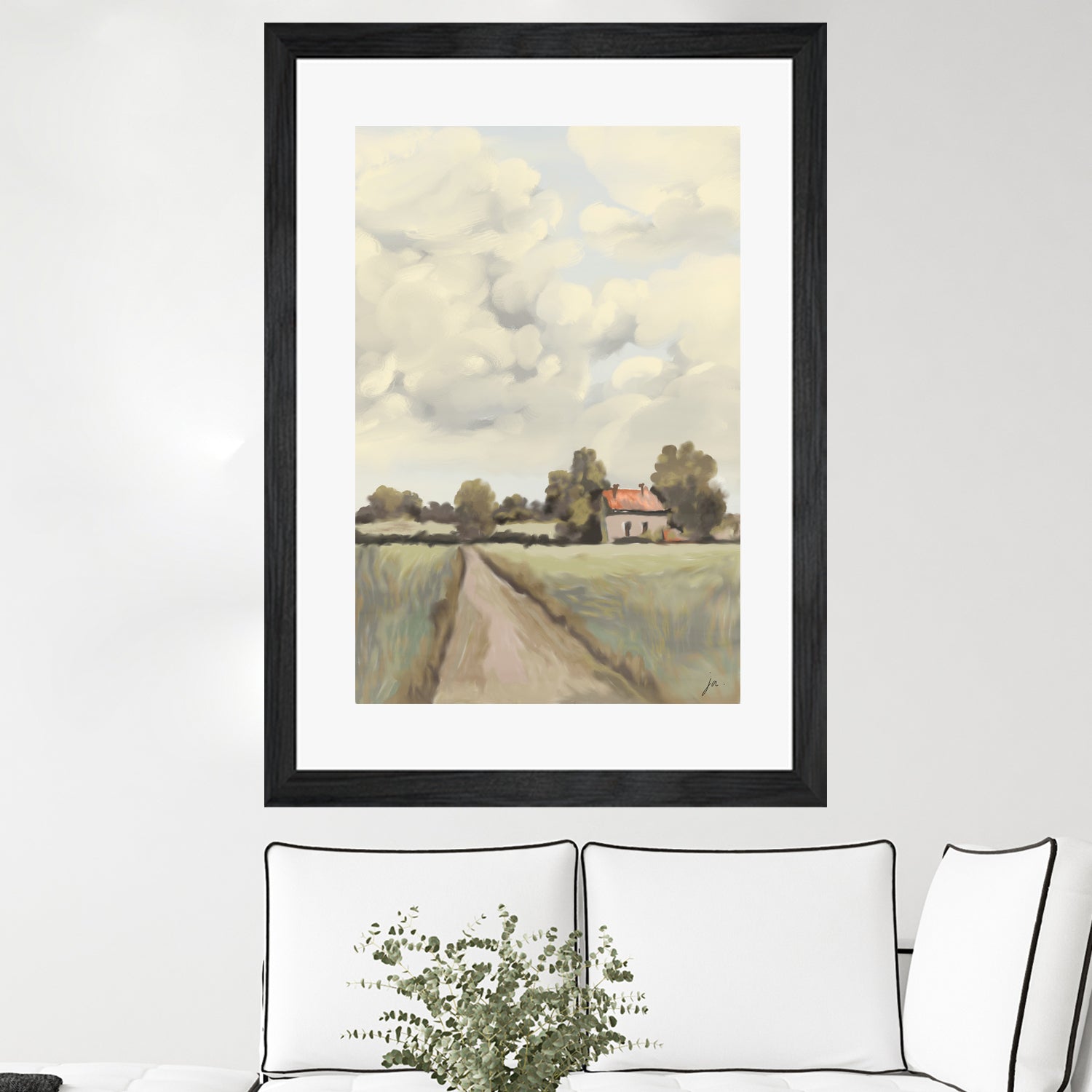 Tranquil Countryside by Jenna Alheit on GIANT ART - 4724 illustration