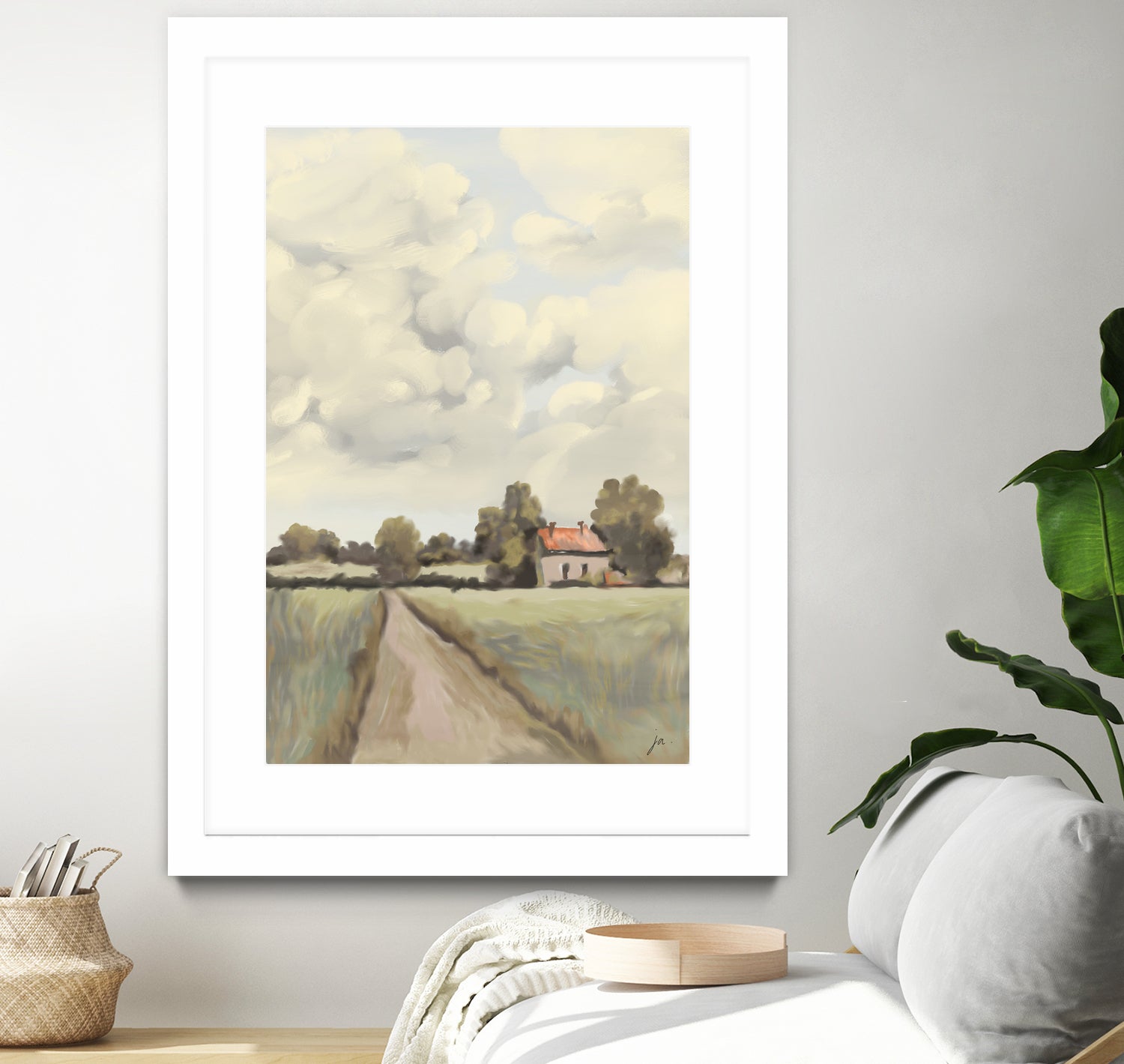 Tranquil Countryside by Jenna Alheit on GIANT ART - 4724 illustration