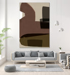 Layered Geometric Shapes And Earthy Tones by cartissi on GIANT ART - 7200 illustration