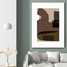 Layered Geometric Shapes And Earthy Tones by cartissi on GIANT ART - 7200 illustration