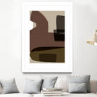 Layered Geometric Shapes And Earthy Tones by cartissi on GIANT ART - 7200 illustration
