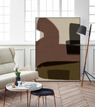 Layered Geometric Shapes And Earthy Tones by cartissi on GIANT ART - 7200 illustration