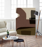 Layered Geometric Shapes And Earthy Tones by cartissi on GIANT ART - 7200 illustration