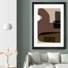 Layered Geometric Shapes And Earthy Tones by cartissi on GIANT ART - 7200 illustration