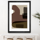 Layered Geometric Shapes And Earthy Tones by cartissi on GIANT ART - 7200 illustration