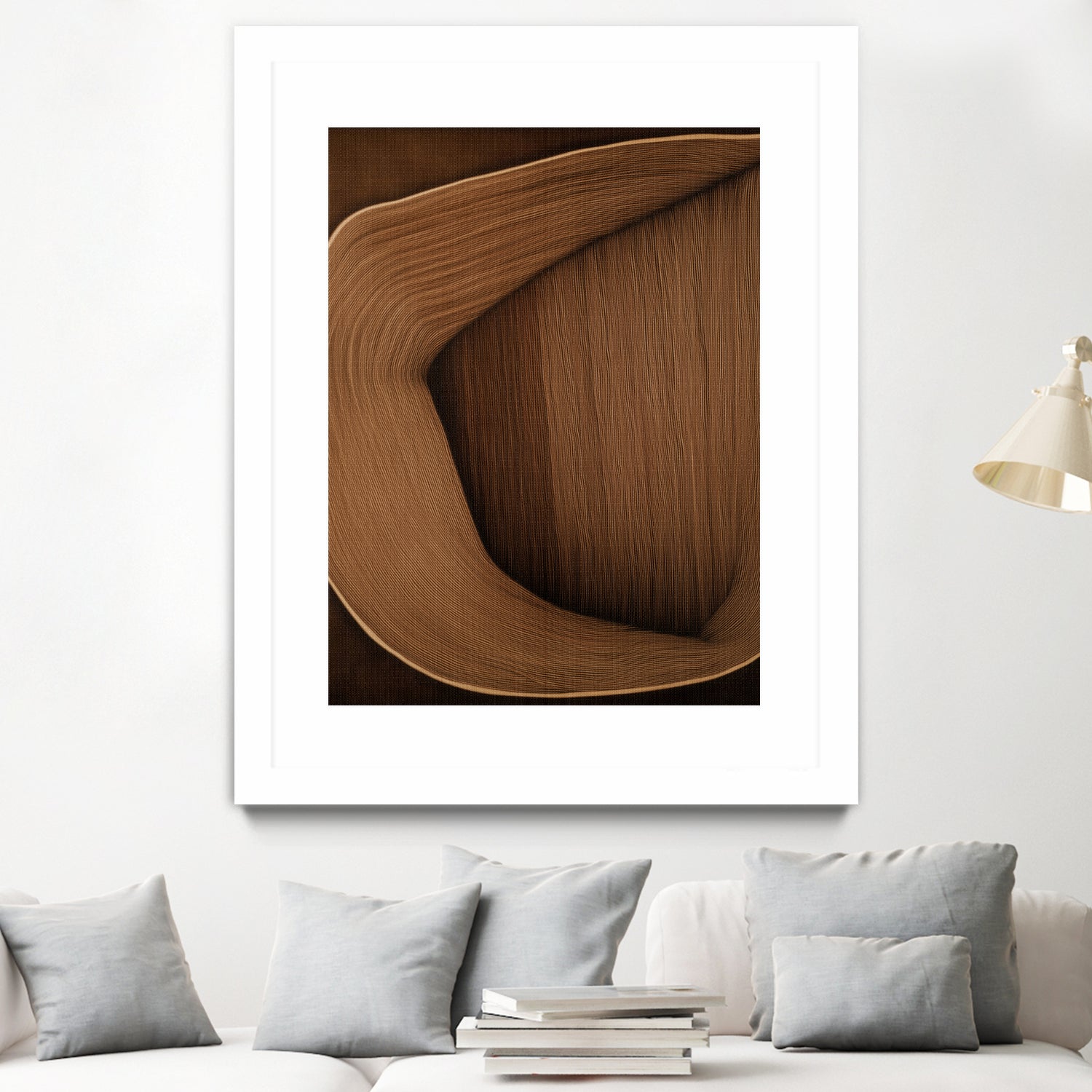 Caramel lines I by Alma on GIANT ART - 6223 photography