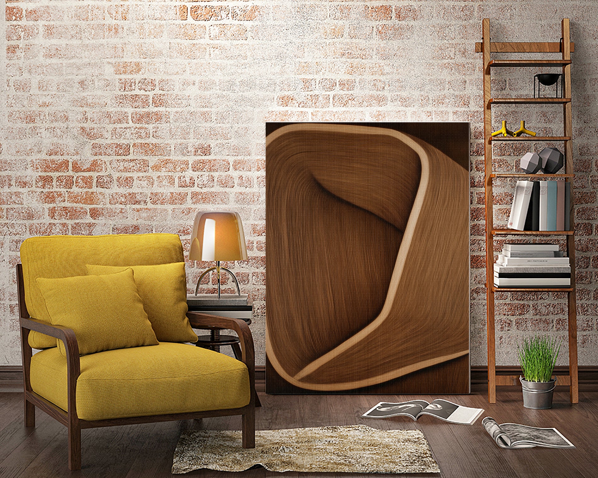 Caramel lines II by Alma on GIANT ART - 6223 photography