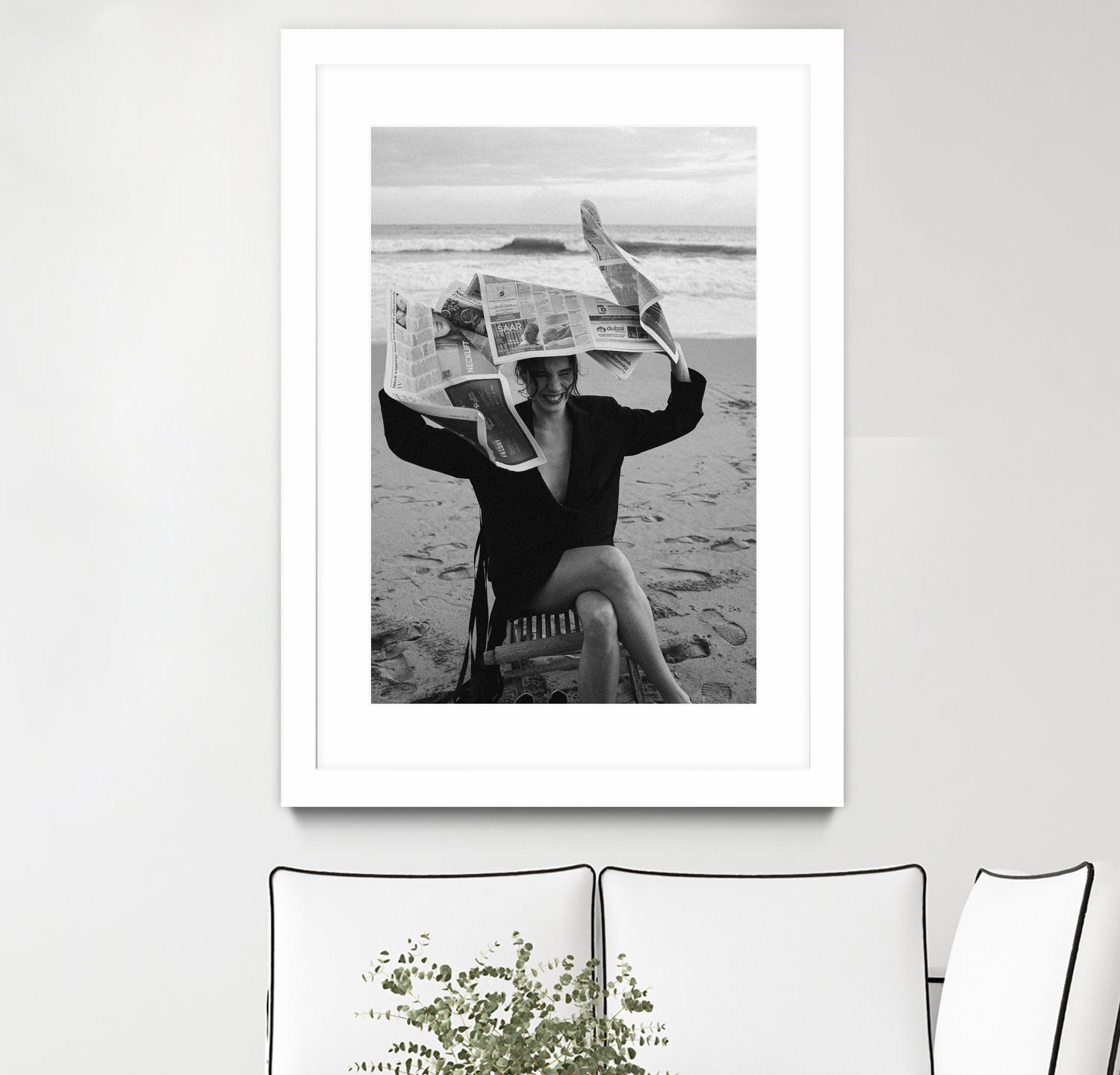 ALEX by Samuel Sleziak on GIANT ART - woman black and white woman