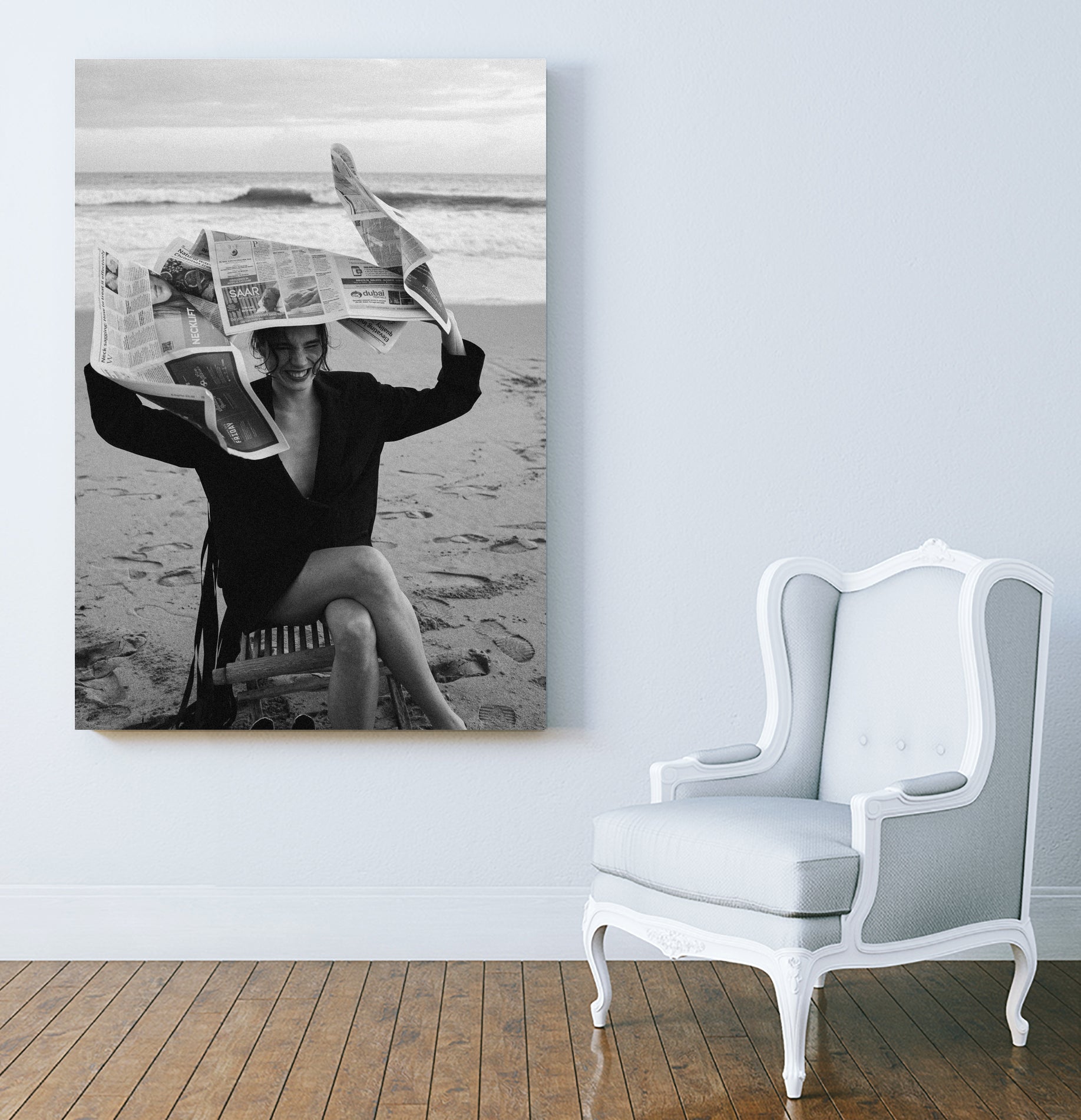 ALEX by Samuel Sleziak on GIANT ART - woman black and white woman