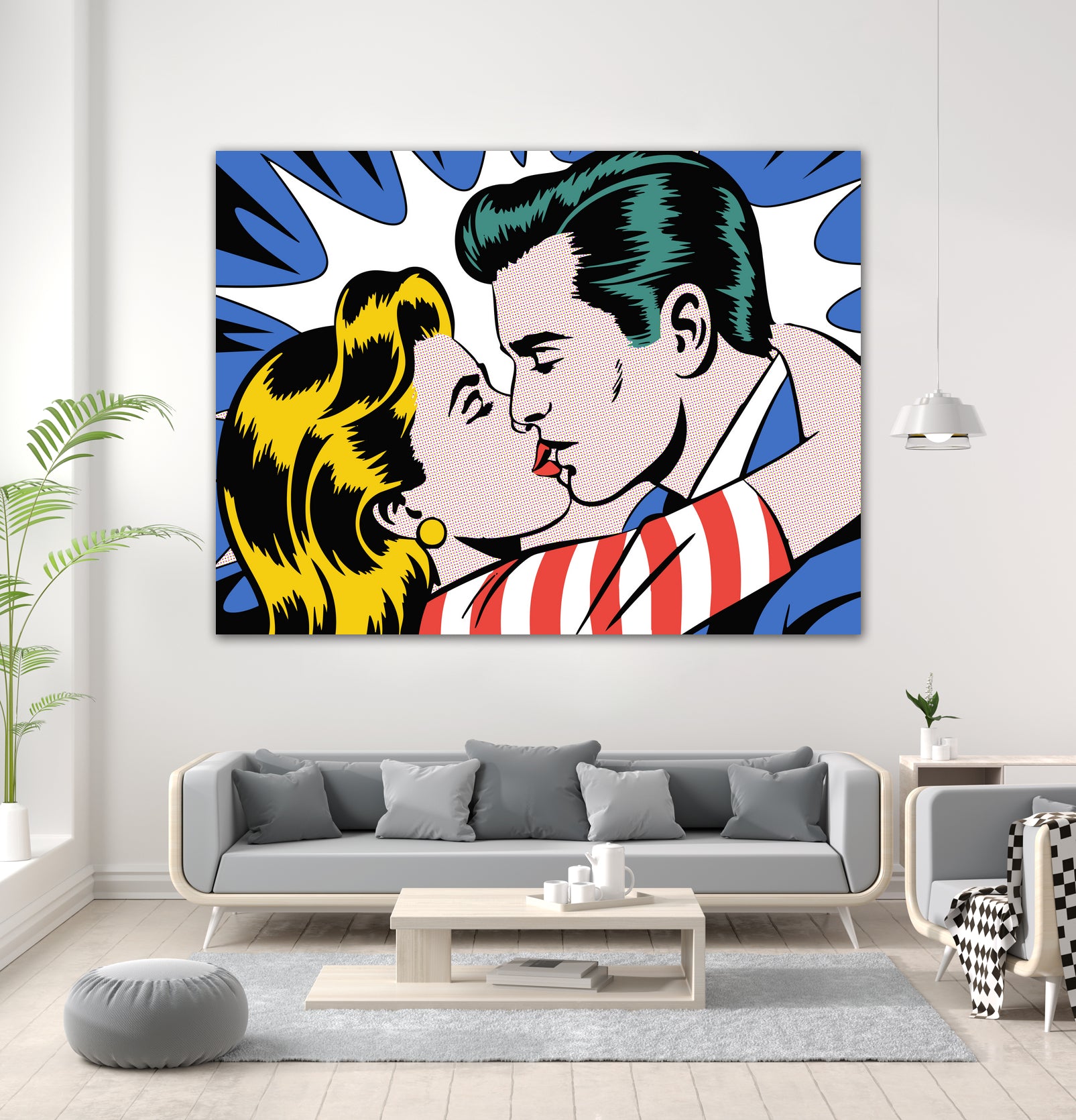 Welcome Home Darling by Andreas Magnusson on GIANT ART - illustration love