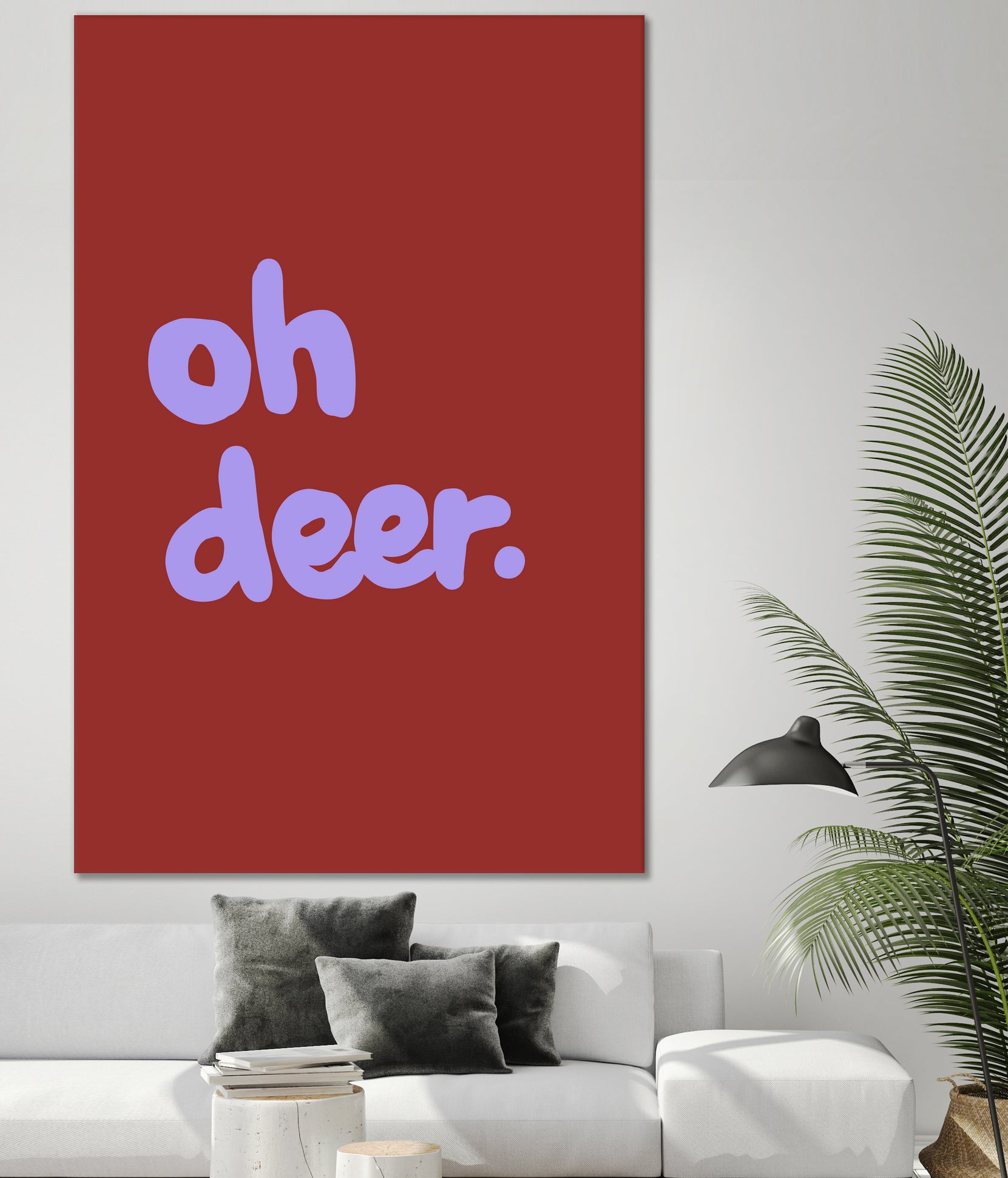 Oh Deer 1 by Studio Memb on GIANT ART - word art love
