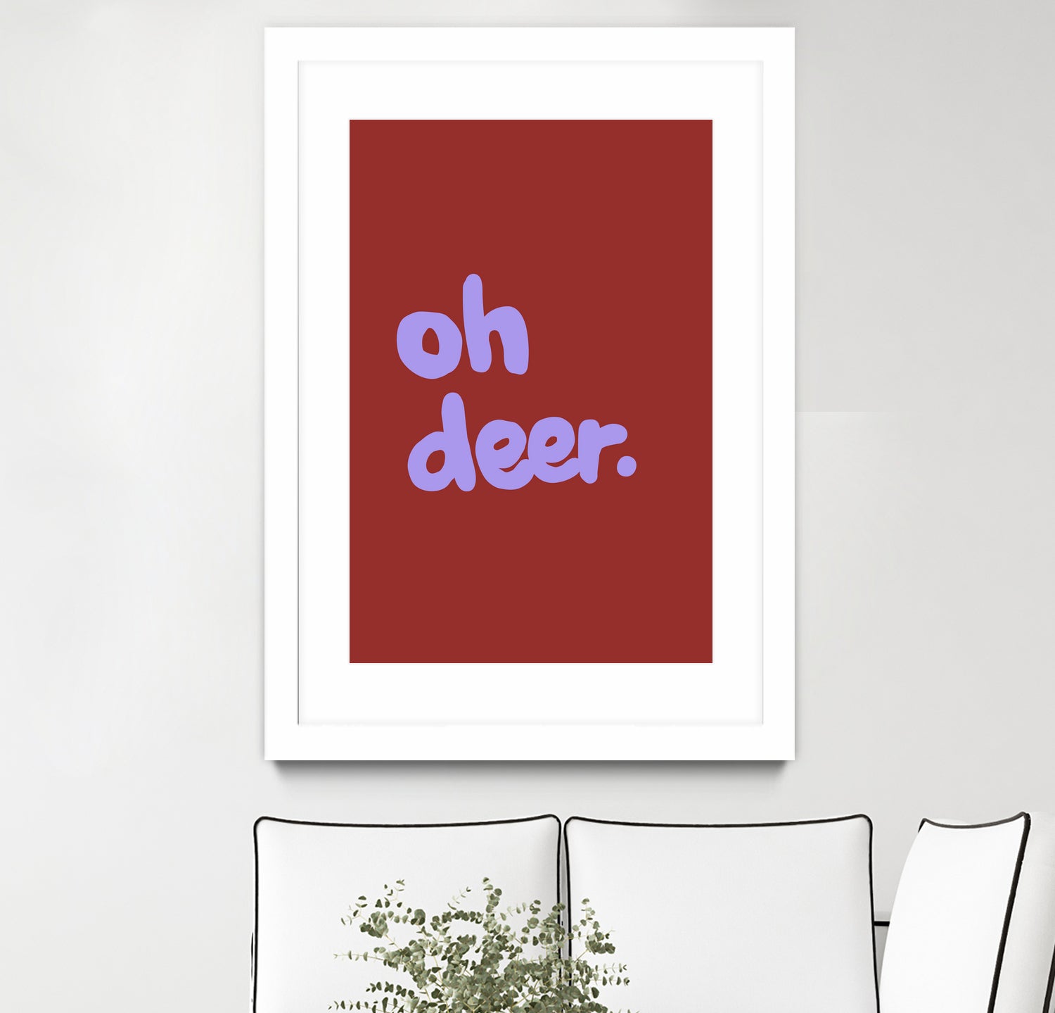 Oh Deer 1 by Studio Memb on GIANT ART - word art love