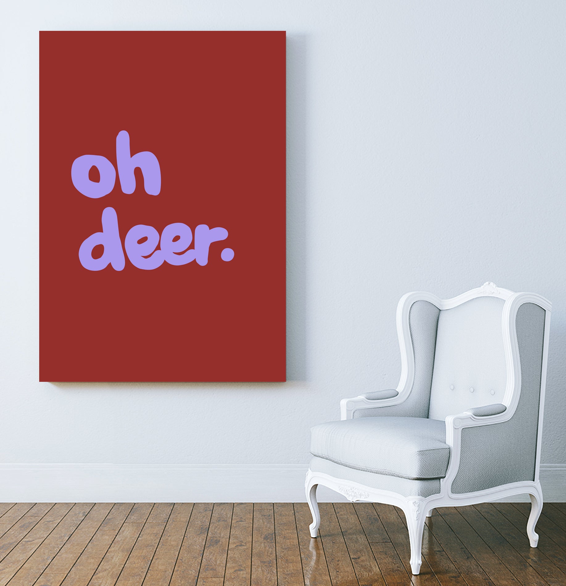 Oh Deer 1 by Studio Memb on GIANT ART - word art love