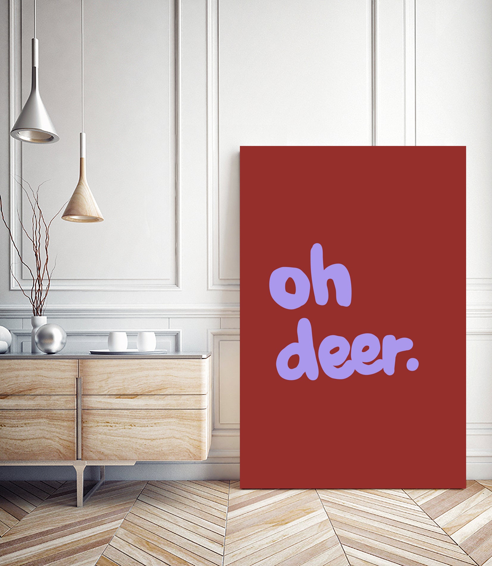 Oh Deer 1 by Studio Memb on GIANT ART - word art love