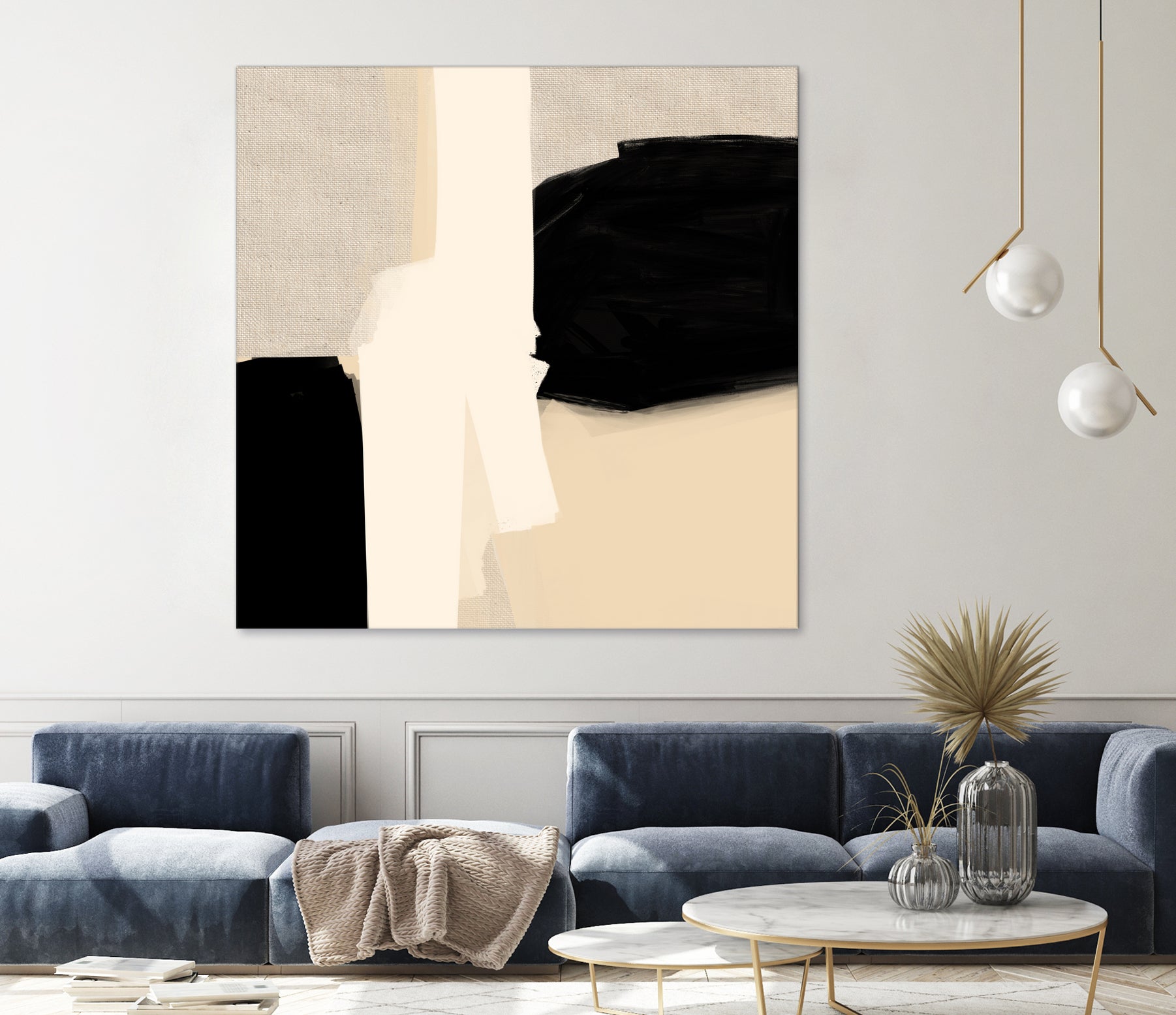 Opposites Attract 5 by Simona Gocan on GIANT ART - illustration neutral tones