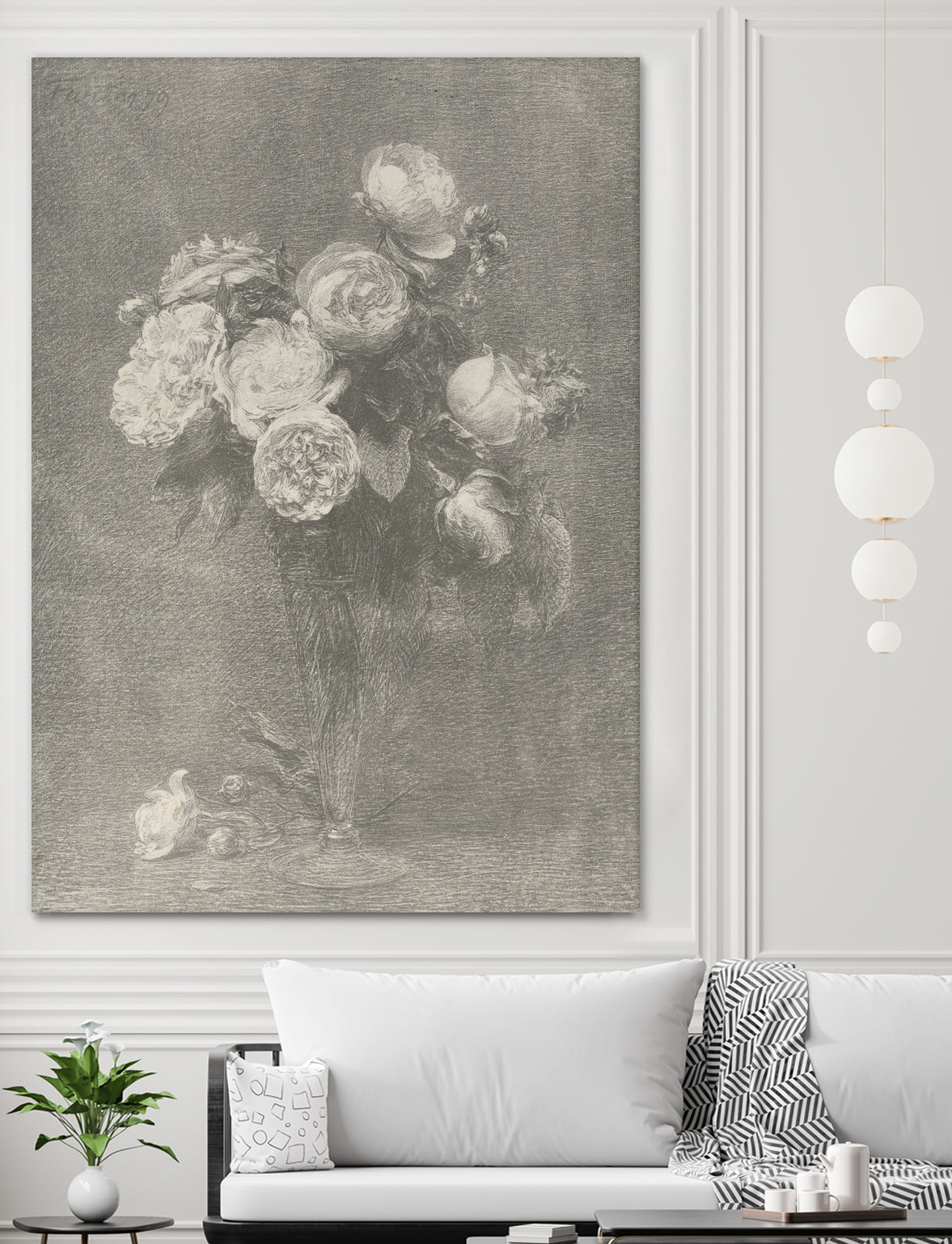 Bouquet of Roses by Henri Fantin Latour on GIANT ART - henri fantin latour