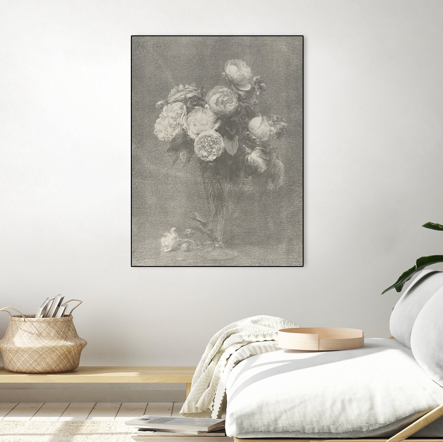 Bouquet of Roses by Henri Fantin Latour on GIANT ART - henri fantin latour