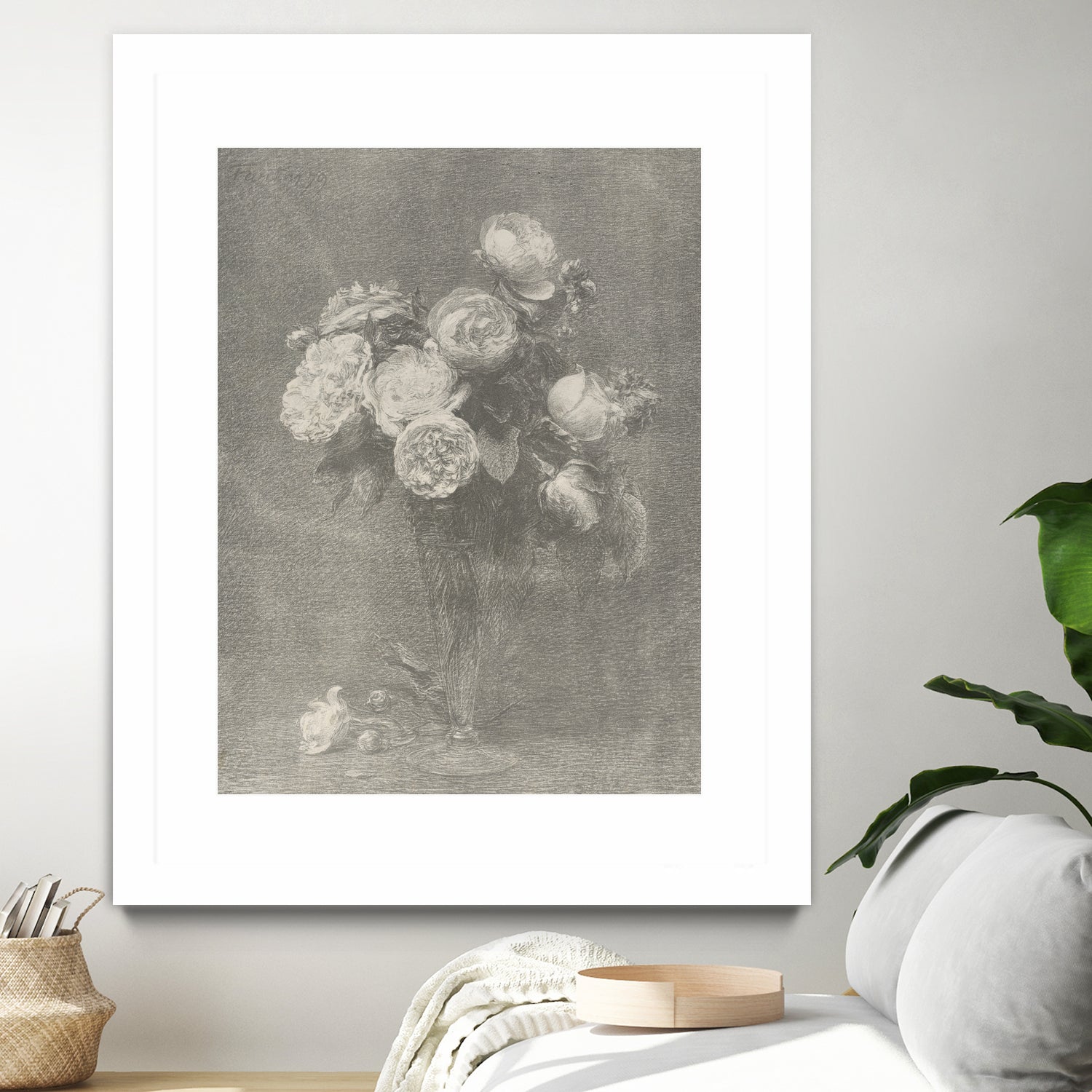 Bouquet of Roses by Henri Fantin Latour on GIANT ART - henri fantin latour