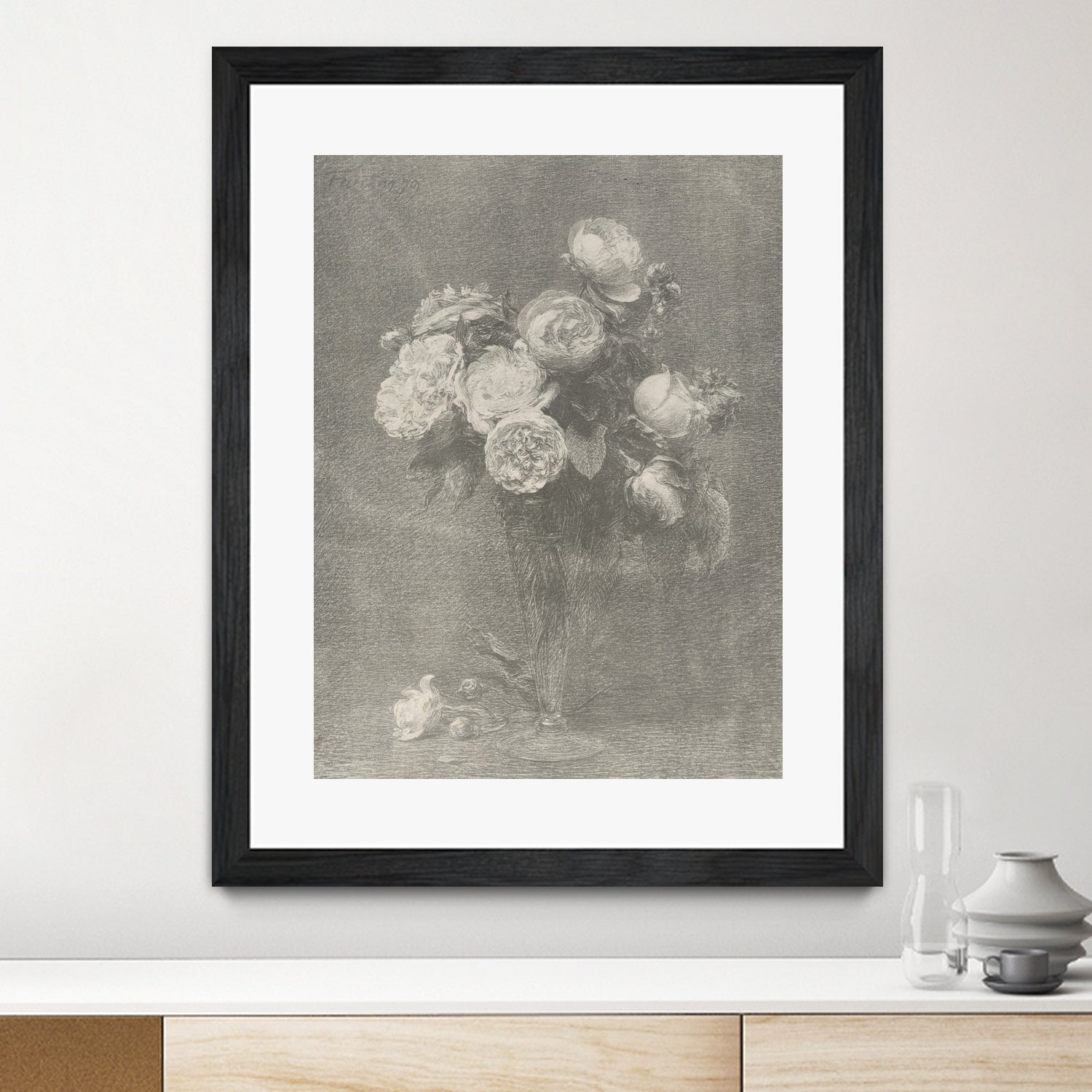 Bouquet of Roses by Henri Fantin Latour on GIANT ART - henri fantin latour