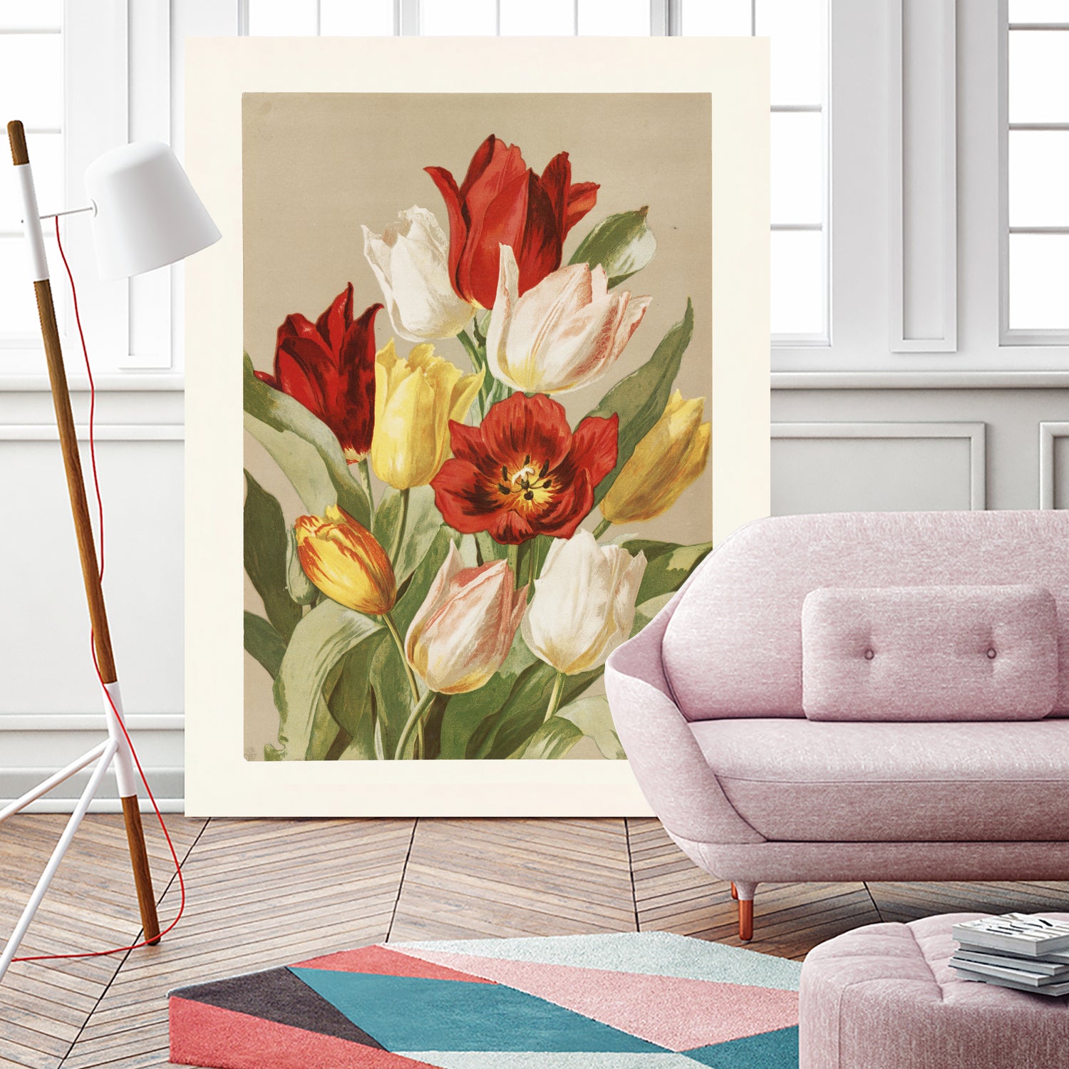 Tulips By Ellen Thayer Fisher by Pictufy on GIANT ART - illustration