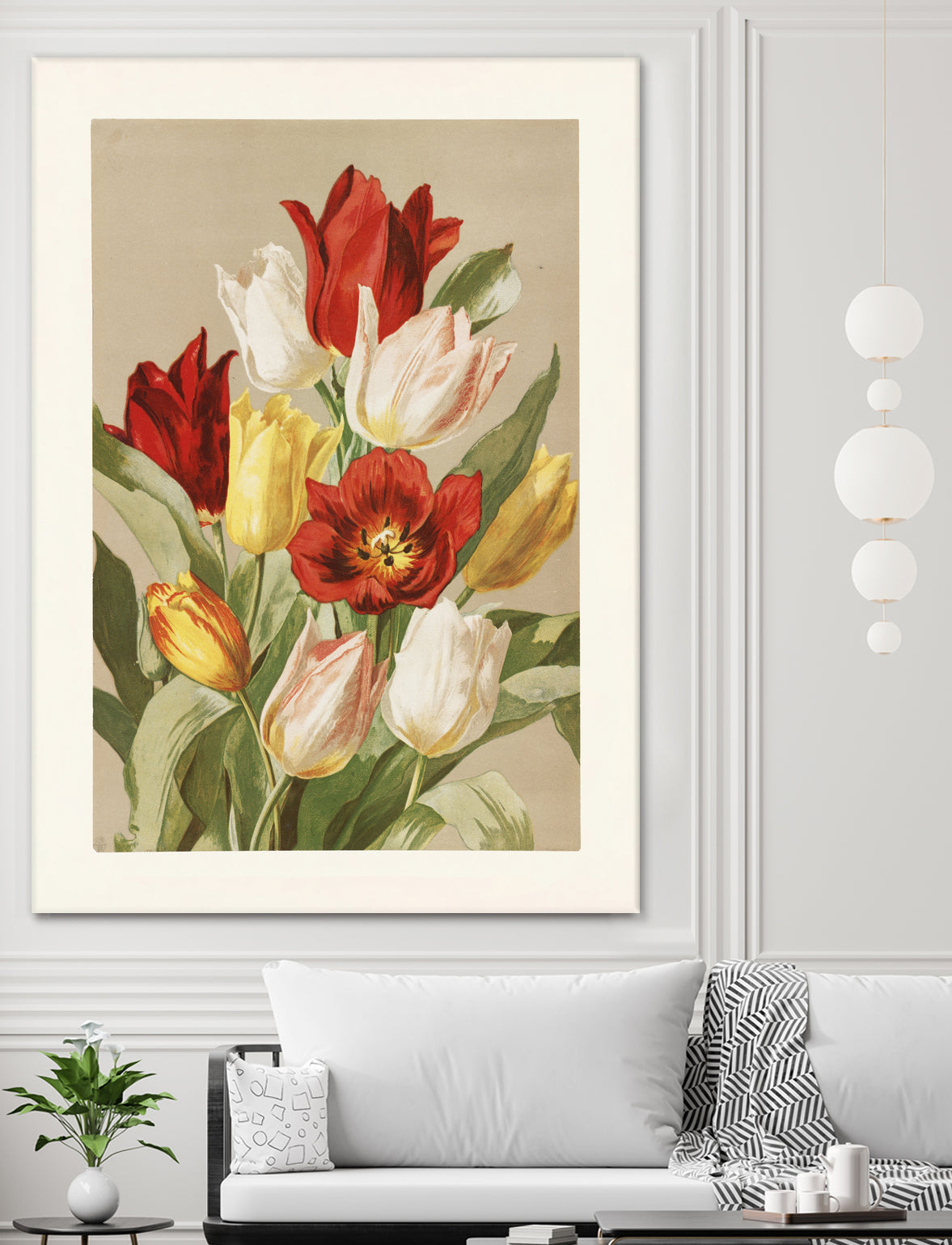 Tulips By Ellen Thayer Fisher by Pictufy on GIANT ART - illustration
