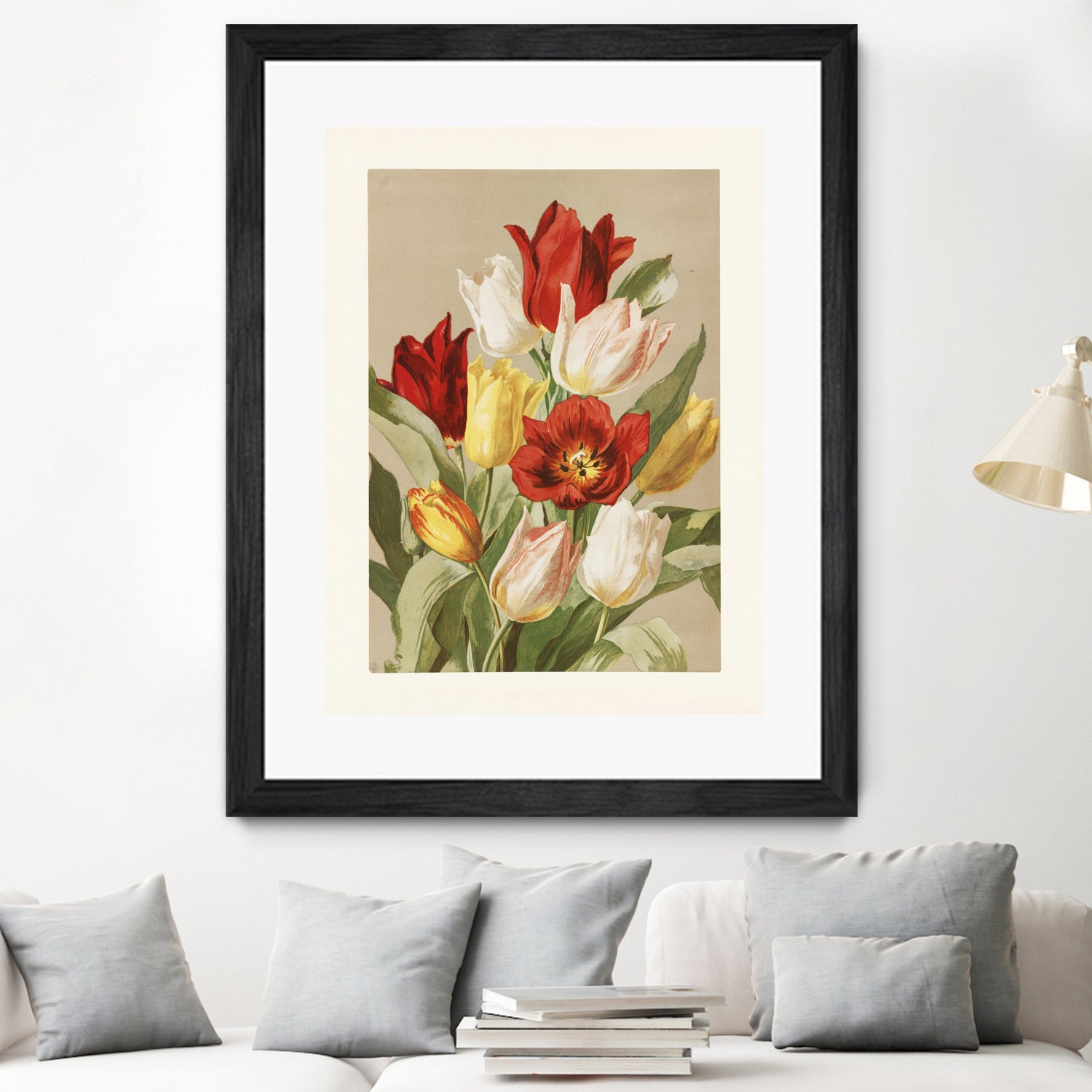 Tulips By Ellen Thayer Fisher by Pictufy on GIANT ART - illustration