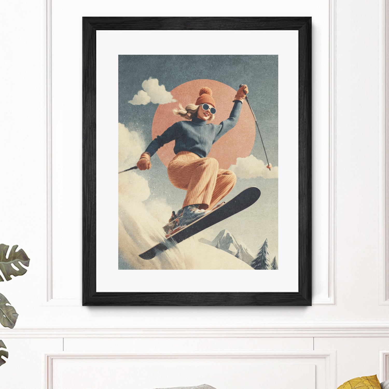 Skiing Adventure by Emel Tunaboylu on GIANT ART - skiing25