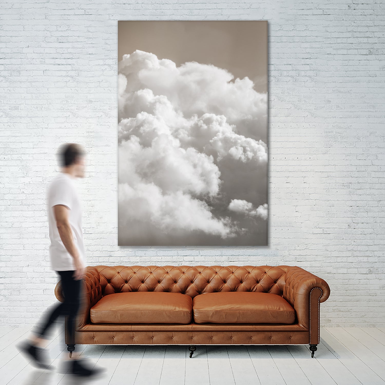 Sandy Clouds by Mareike Bohmer on GIANT ART - cloud