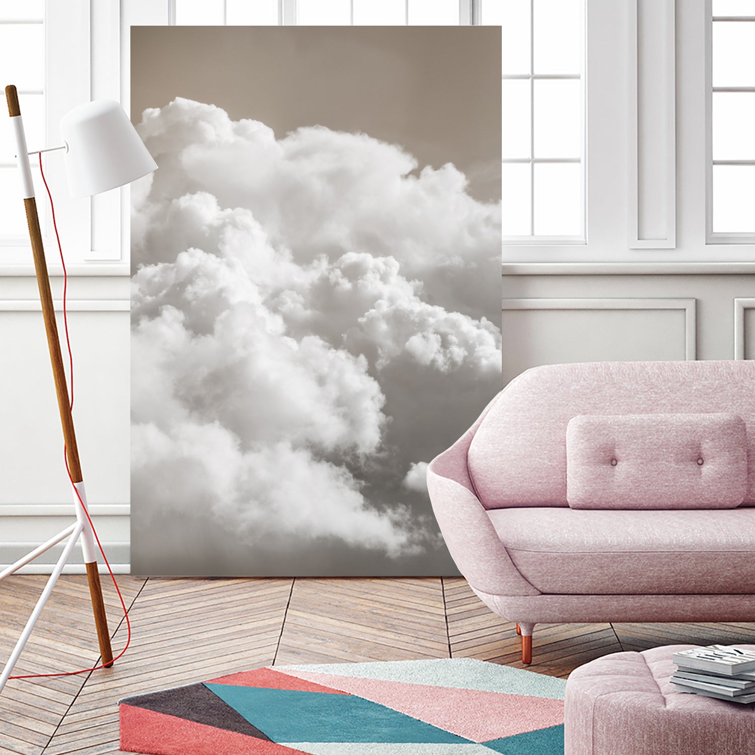 Sandy Clouds by Mareike Bohmer on GIANT ART - cloud