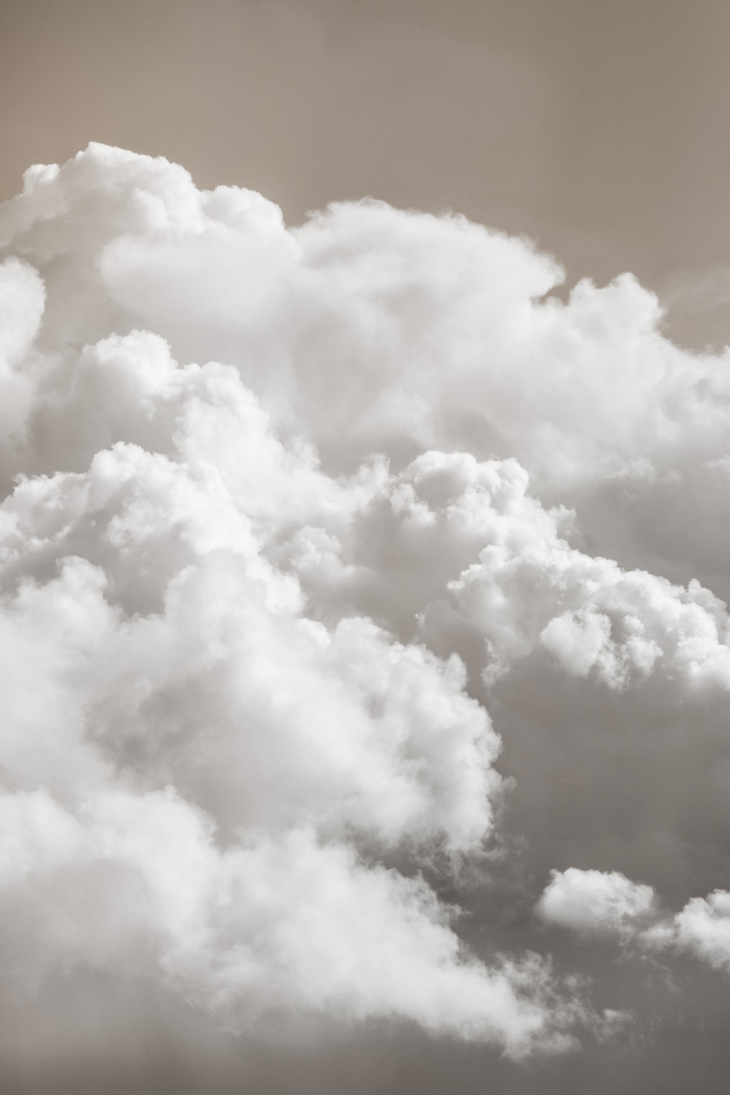 Sandy Clouds by Mareike Bohmer on GIANT ART - cloud