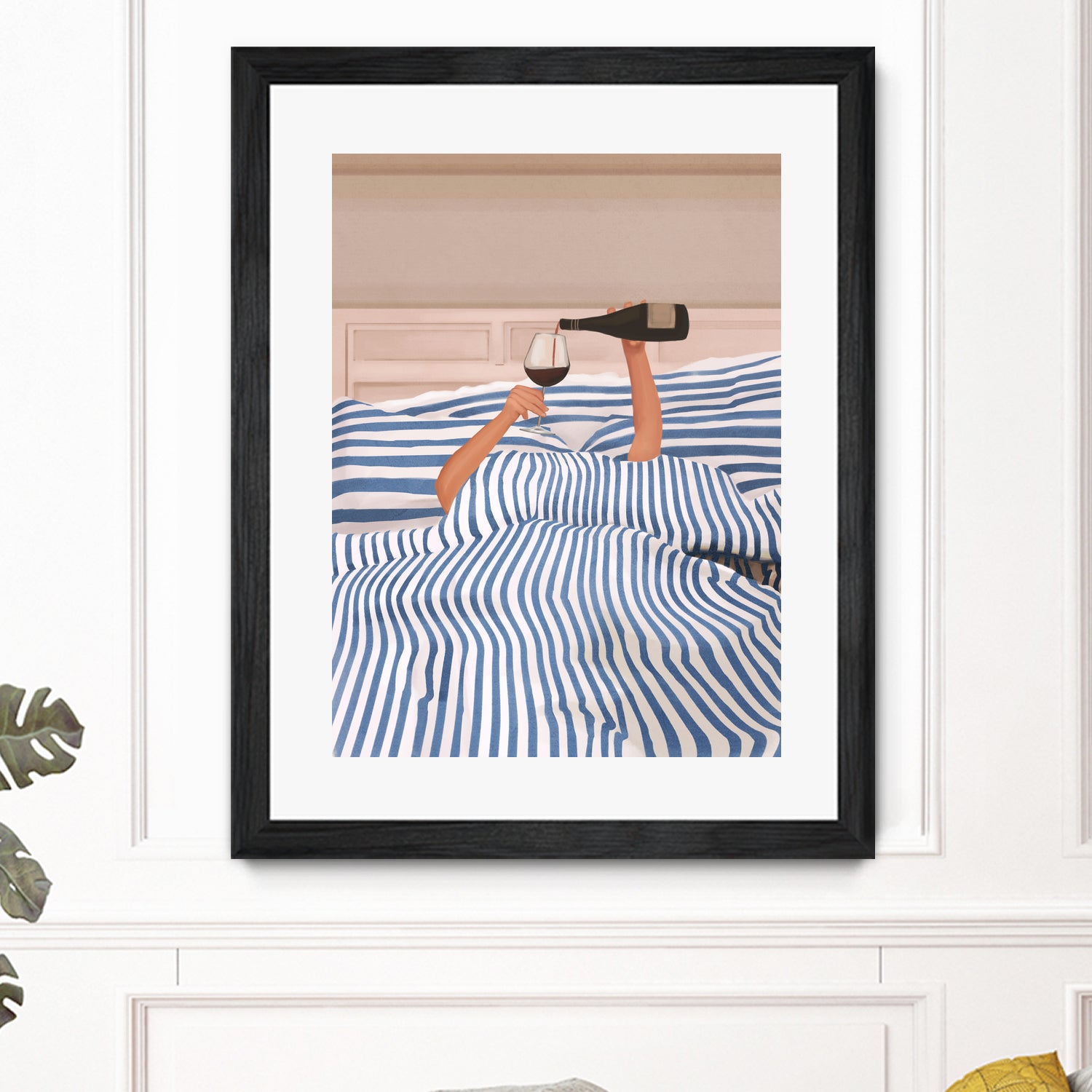 Morning Wine 3 by Flow Line on GIANT ART - illustration woman