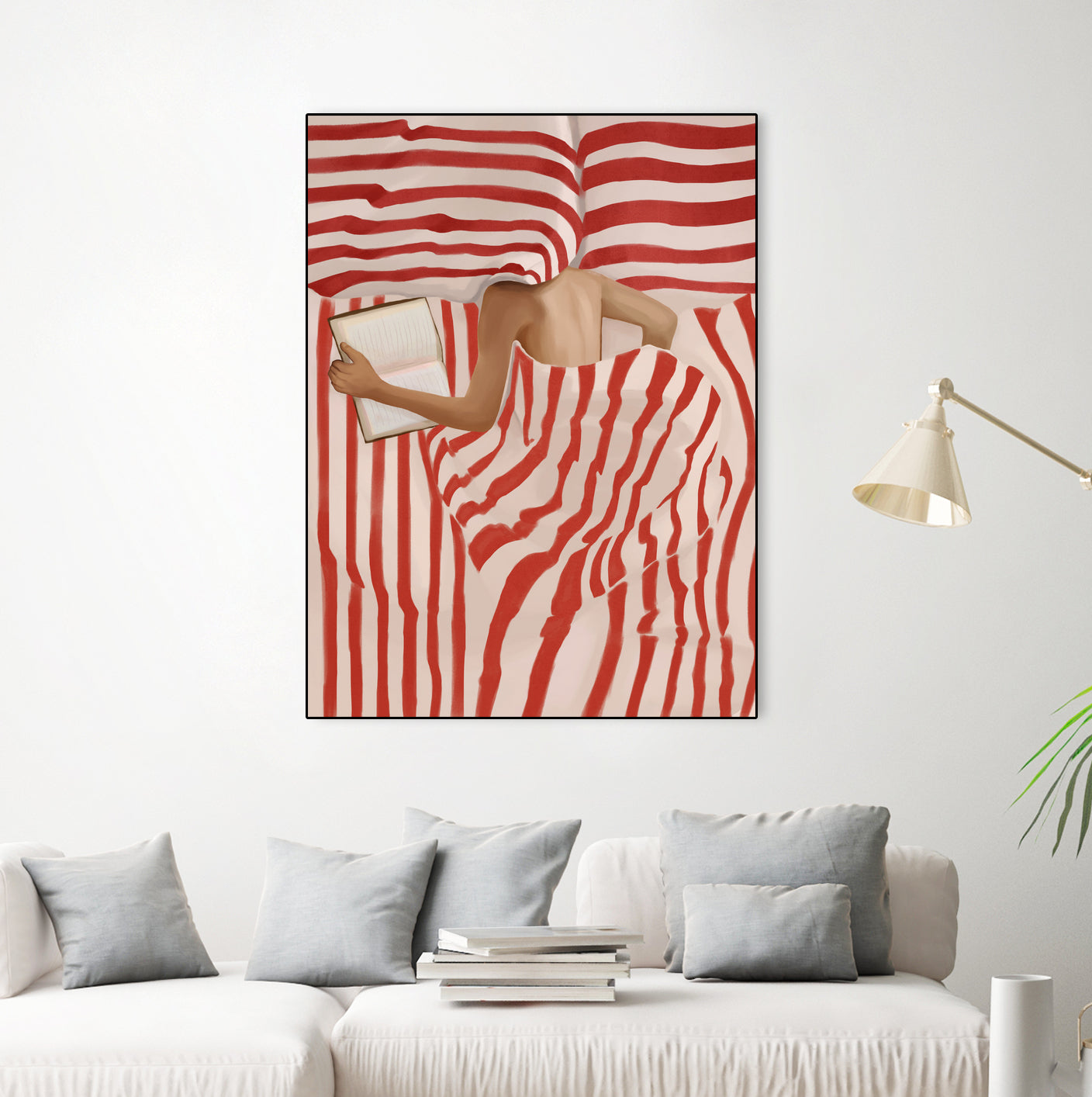 Between the Lines by Flow Line on GIANT ART - illustration stripes