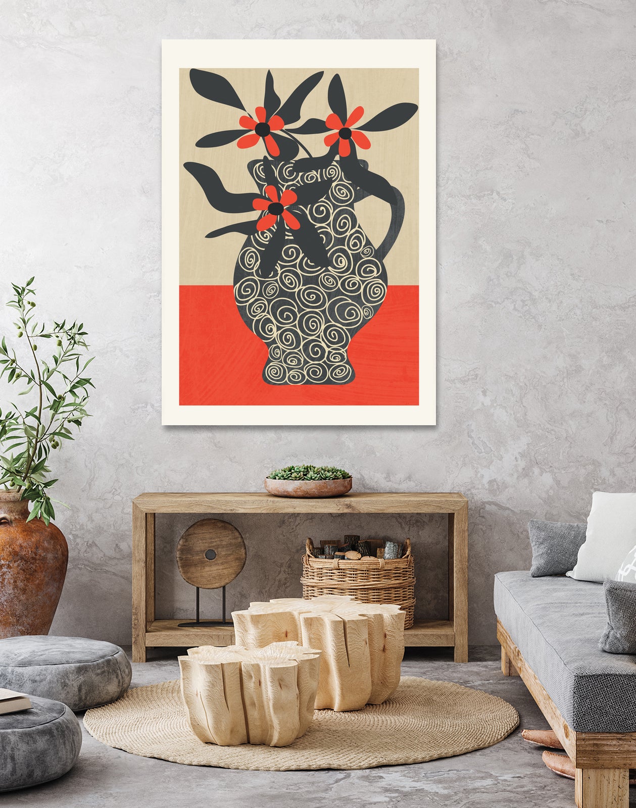 Modern Bloom by Flow Line on GIANT ART - illustration abstract