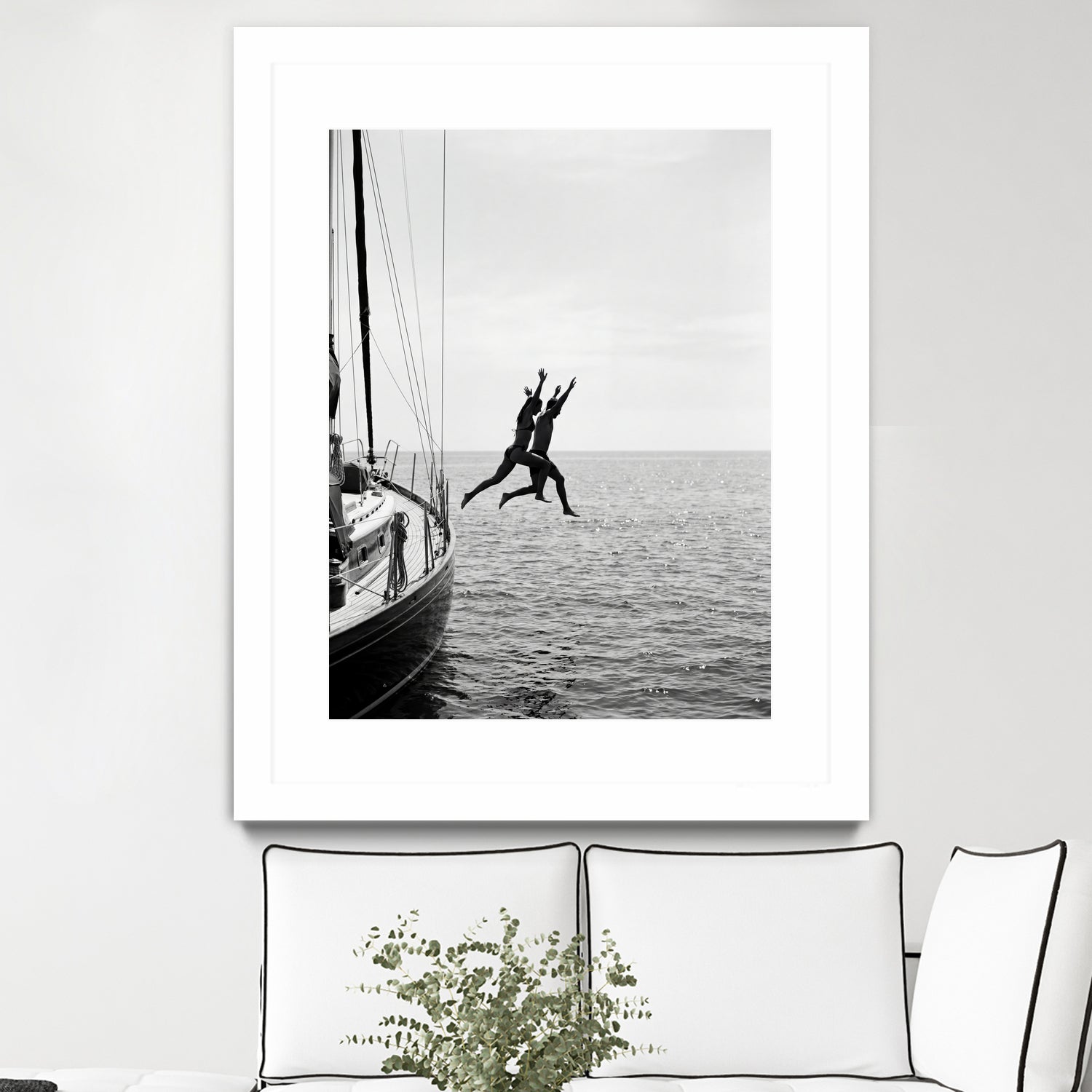 Jumping From a Boat by Andreas Magnusson on GIANT ART - photography boat