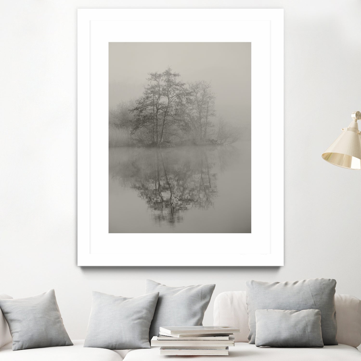 Swan lake by By PEJ on GIANT ART - botanical
