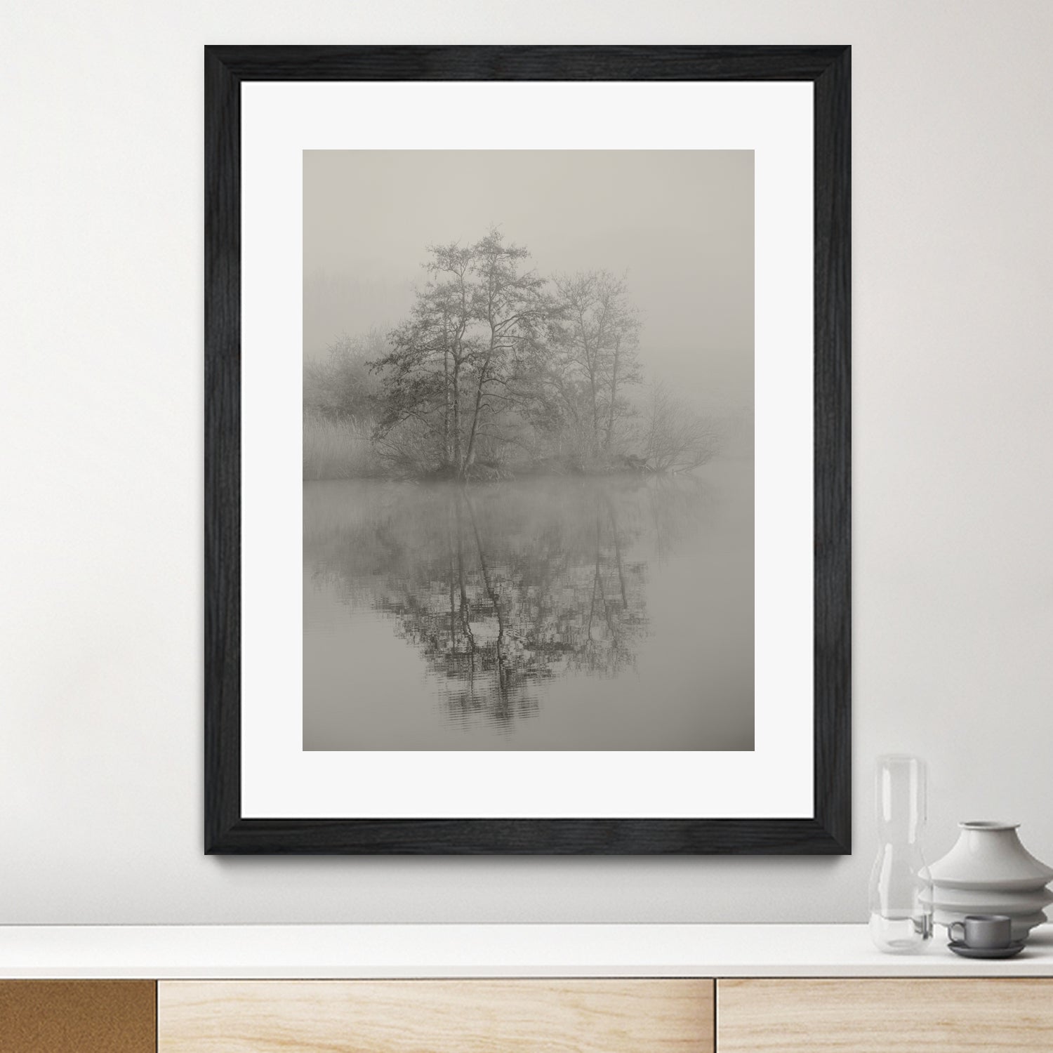 Swan lake by By PEJ on GIANT ART - botanical