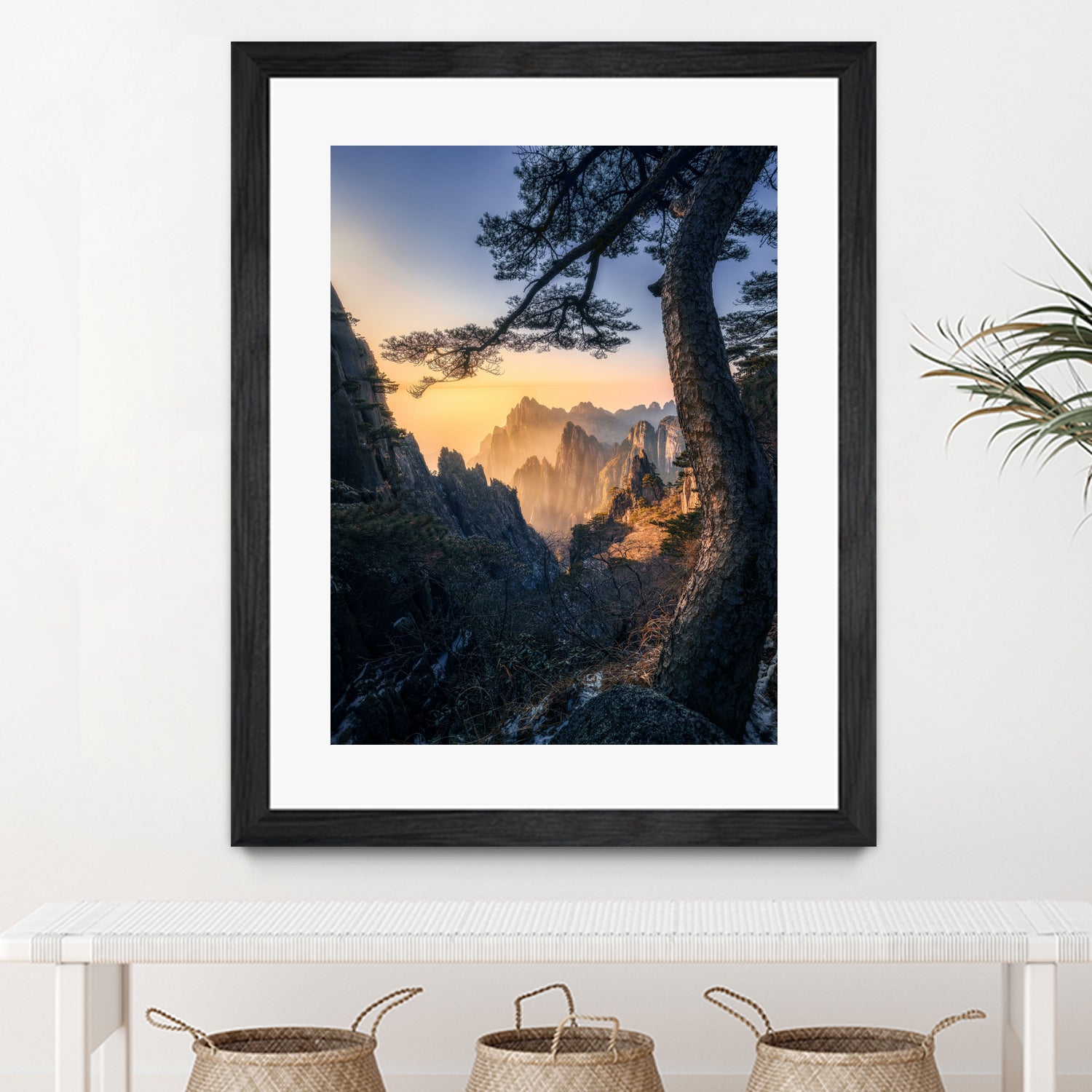 Forests towering over endless mountains by Yuan Cui on GIANT ART - photography