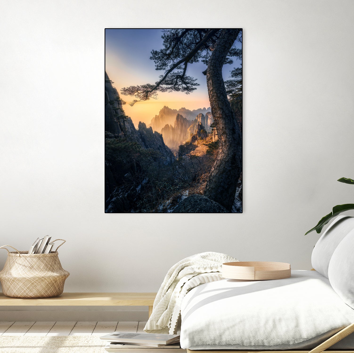 Forests towering over endless mountains by Yuan Cui on GIANT ART - photography