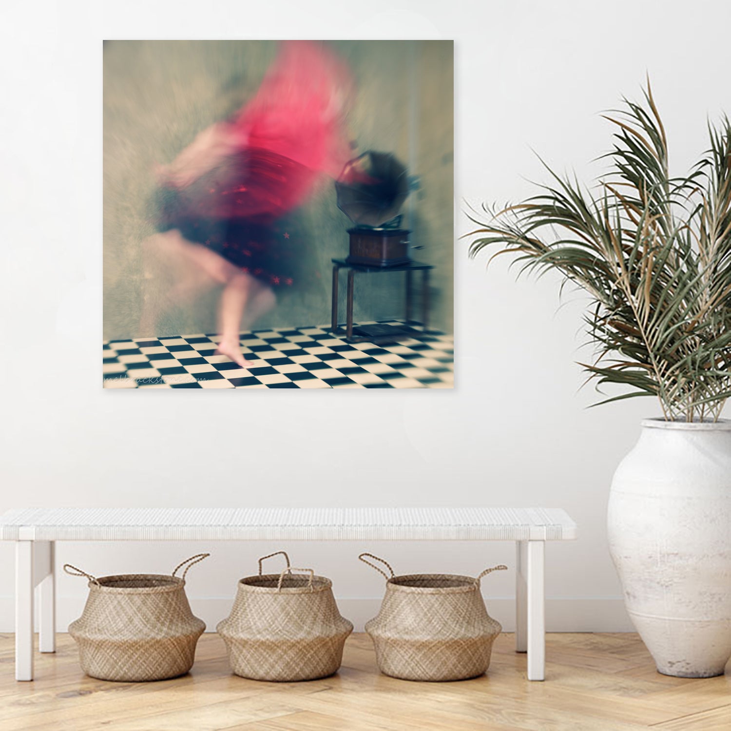 Hop skip and jump by Mel on GIANT ART - abstract woman