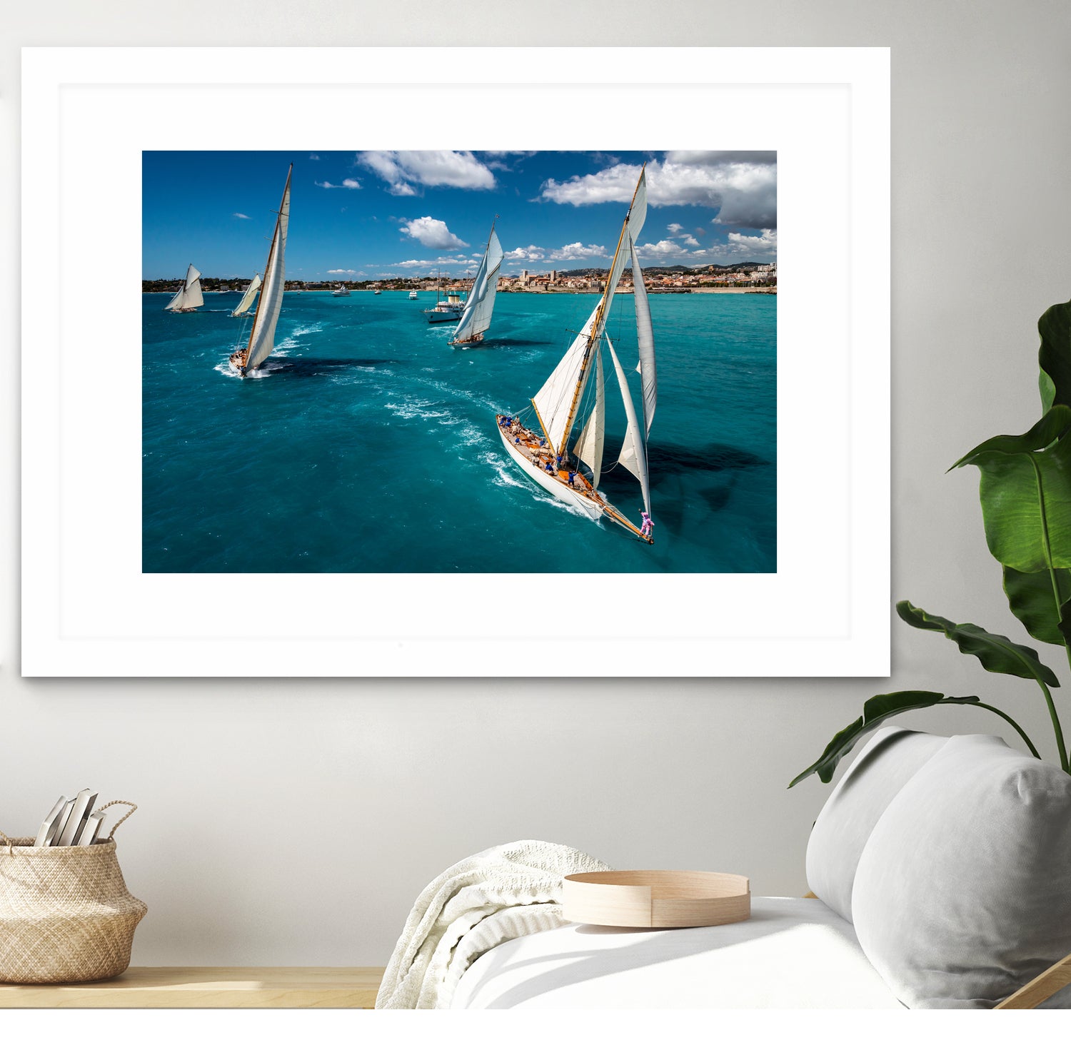 Race start by Marc Pelissier on GIANT ART - sailboats photography sailboats