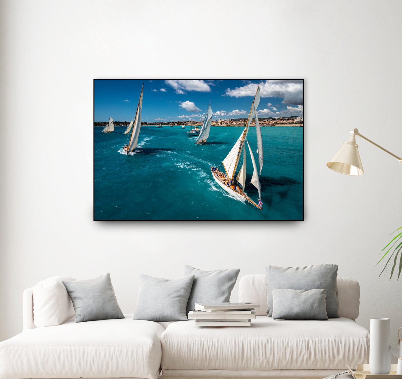 Race start by Marc Pelissier on GIANT ART - sailboats photography sailboats