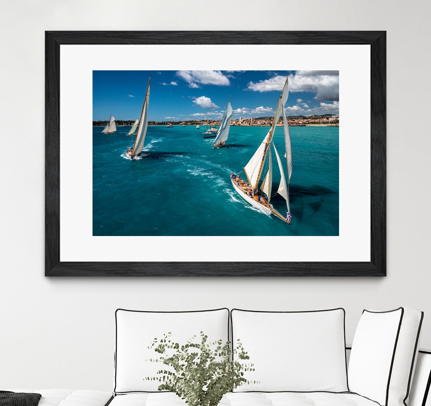 Race start by Marc Pelissier on GIANT ART - sailboats photography sailboats