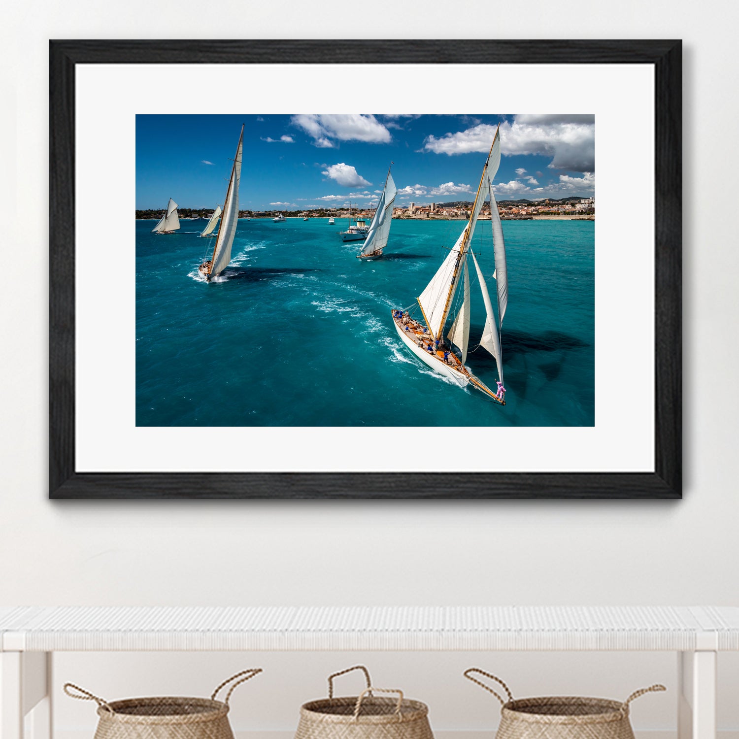 Race start by Marc Pelissier on GIANT ART - sailboats photography sailboats
