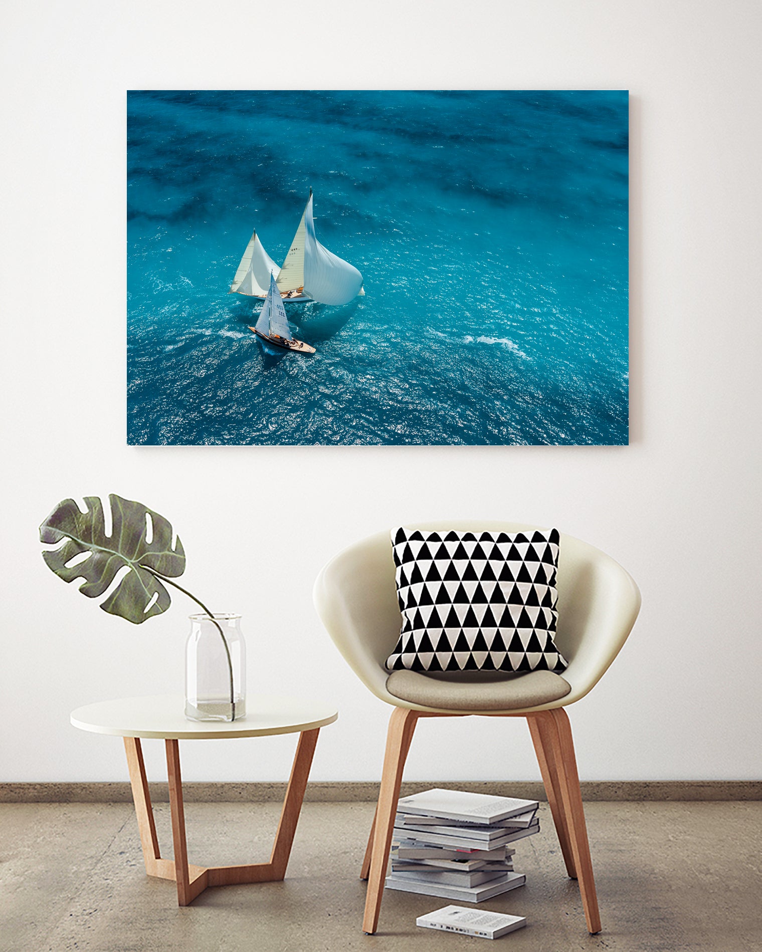 Croisement bleu by Marc on GIANT ART - landscape ship