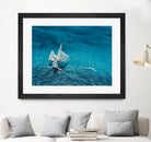 Croisement bleu by Marc on GIANT ART - landscape ship