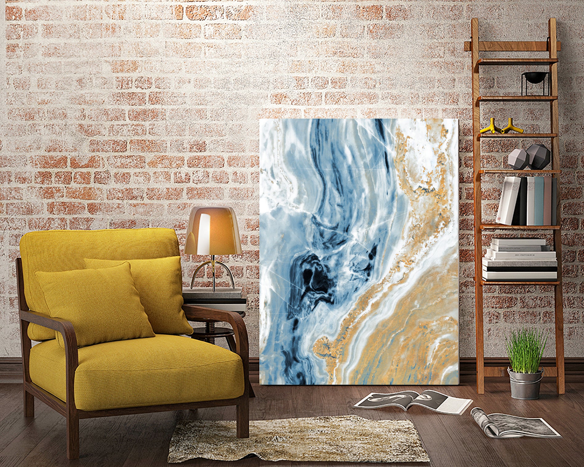 Blue Quartz Top by Susan Bryant on GIANT ART - photography blue