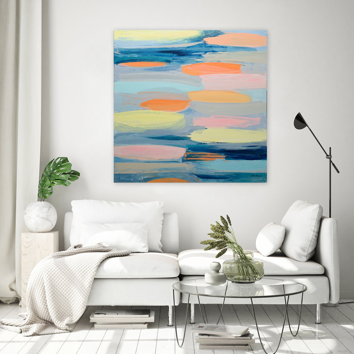 Just Peachy by Ann Marie Coolick on GIANT ART - abstract just