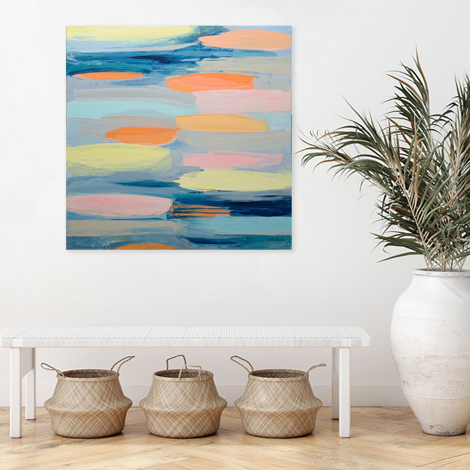 Just Peachy by Ann Marie Coolick on GIANT ART - abstract just