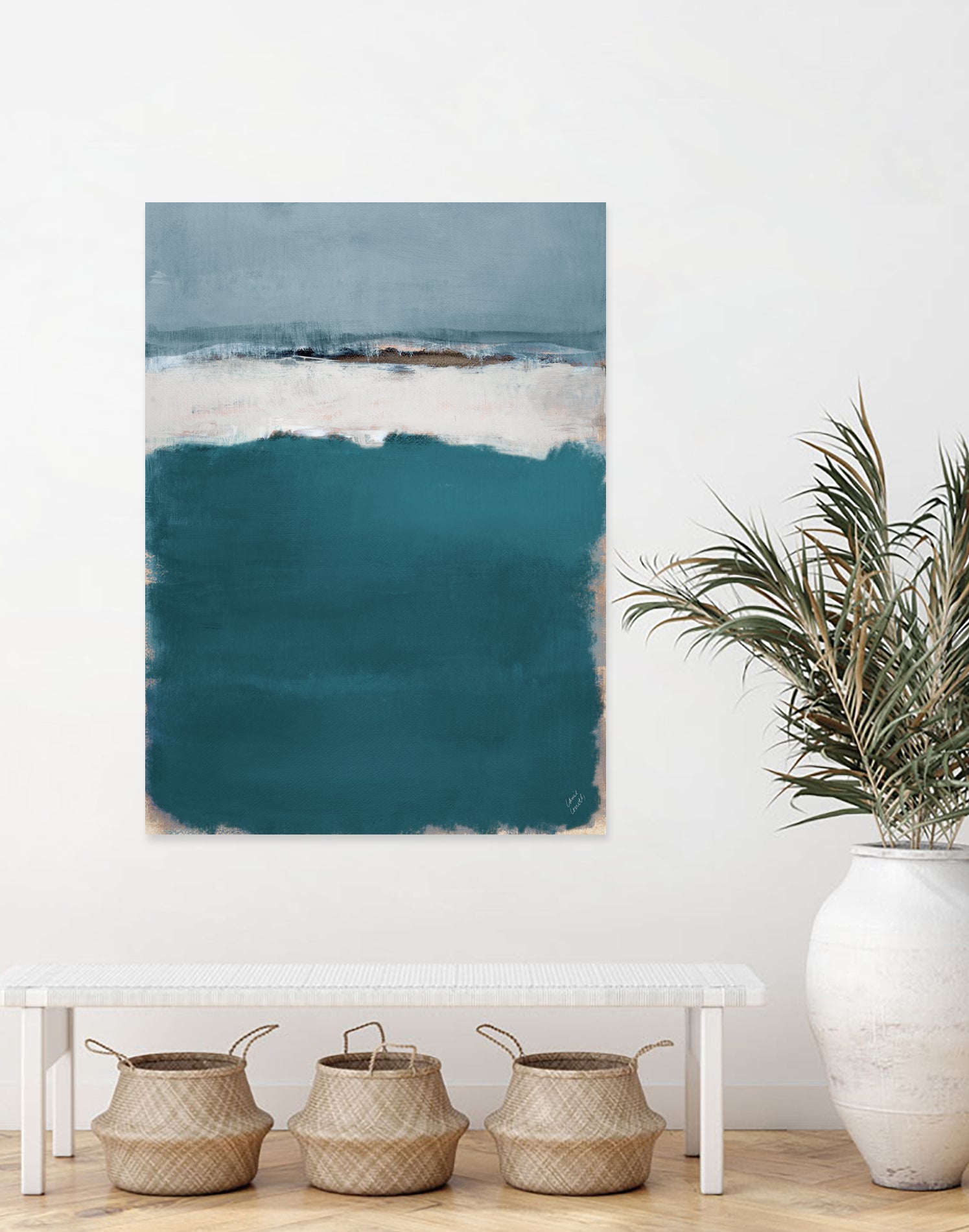 Deep Blue Sea Abstract by Lanie Loreth on GIANT ART - abstract deep